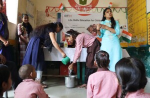 Hand Wash demonstration
