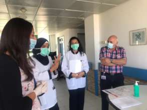 Training patients on handwashing