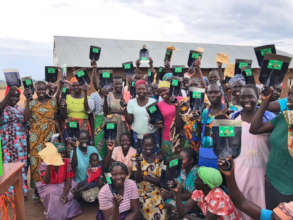 The Swinga Women's Group with their new farm tools