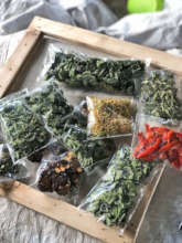 Dried and packaged produce