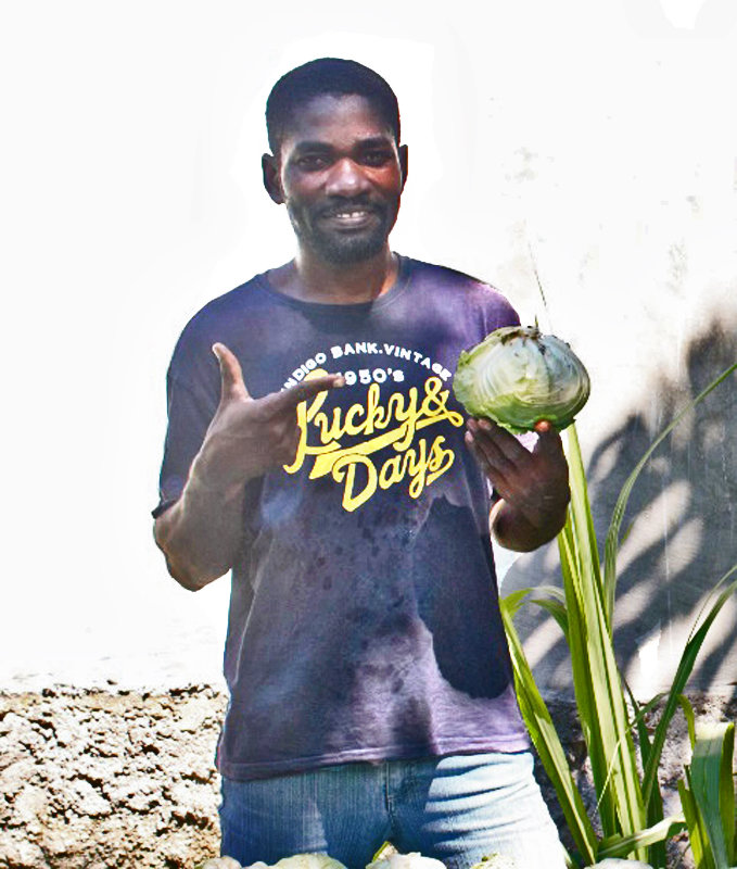 Junel with cabbage