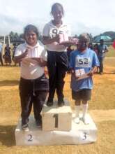 Winning medals
