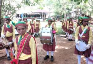 The Cotagala Band ready to perform