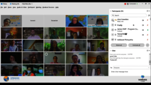 online with students around Thailand