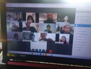 Online with volunteers