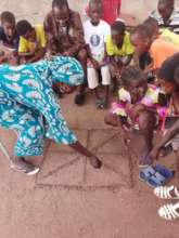 Children also learn to play traditional games