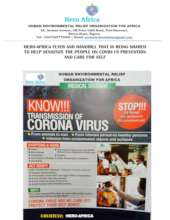 Sensitization Campaign Flyer