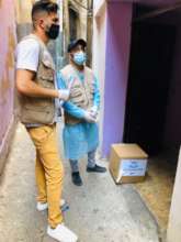 Families in quarantine receiving aid