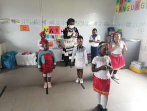 A socially distanced heritage day celebration