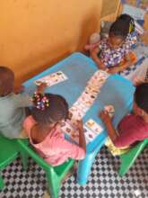 Children learning sequencing through games