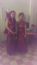 Chantha (Left) Wears New Dress!