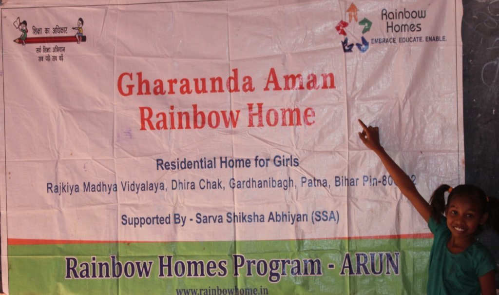 children are Rainbow homes Patna