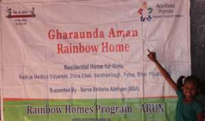 children are Rainbow homes Patna