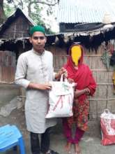Door to door distribution in Kishorganj