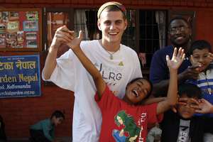 Fun with volunteers on parent's day
