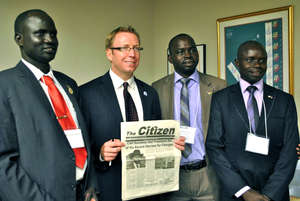 First Fellows from South Sudan - September 2013