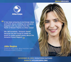 Julie (Brazil, Atlas Corps Scholar)