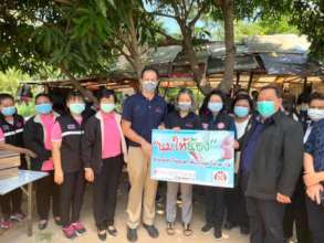 Member of Prime Minister's Cabinet visits us.