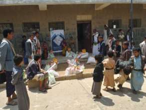 Food Baskets distribution in Hajjah