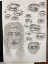 Carer Artwork from recent sessions with Yasmin!