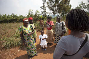 Verdiane was finally able to return to her village