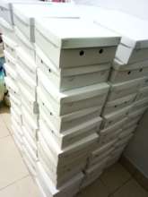 Box lunches ready to be distributed