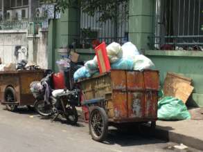 Waste pickers' carts, Ho Chi Minh City, Vietnam