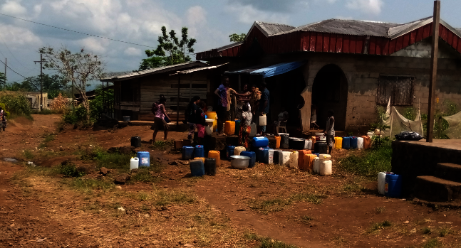 Bring water to 8,000 people in a conflict zone