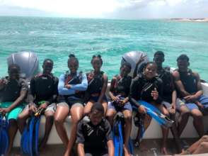 BVI kids snorkeling!