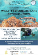 Posters on all of the dive boats in the BVI