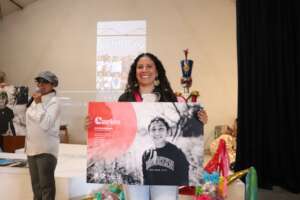 Mother receiving expo portrait