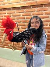 Arts module: puppet & theater session