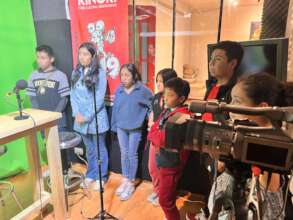 Alumni group visited the Kinoki Media station