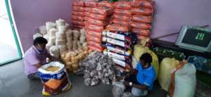 Food Groceries material support for migrant worker