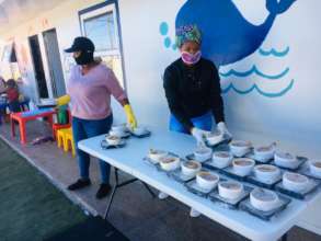 Blooming Stars staff continued providing meals
