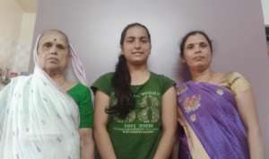 Three generations of Dipti's family