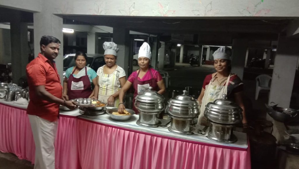 Catering Service by our project beneficiaries