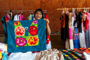 Rosalia from "Huipilito textil"