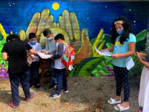 Children going through the traditional craft route