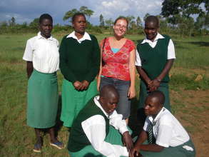 Students with TAMTF Project Officer