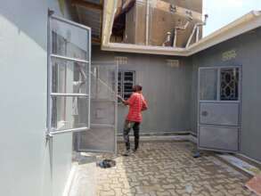 Back view of the hostel