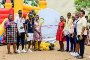 Children celebrate being a cancer survivor