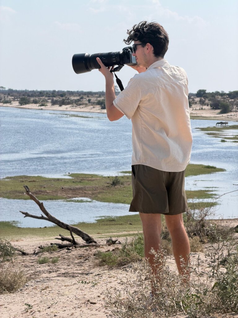 Arvid capturing moments in the world of elephants
