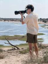 Arvid capturing moments in the world of elephants
