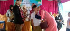 Graduation at Mukammali Elementary after repairs