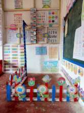 Colorful classroom in AAI-funded elementary school