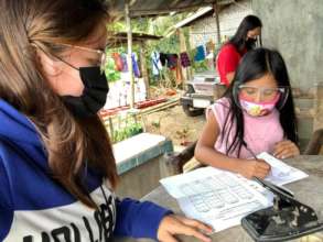 home vists by teachers with protective gear