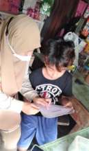 Teacher with student