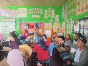 PTA meet with teachers at Salih Yusah Elementary