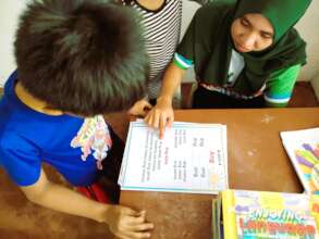 Sapie ES Reading Camp student